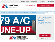 Tablet Screenshot of chiefbauer.com